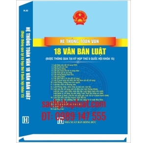 Hệ thống toàn văn 18 văn bản luật Được thông qua tại kỳ họp thứ 8 quốc hội khóa 15