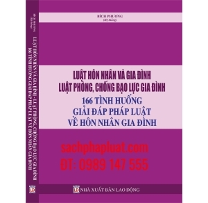 Luật hôn nhân và gia đình luật phòng, chống bạo lực gia đình, 166 Tình huống giải đáp pháp luật về hôn nhân gia đình 