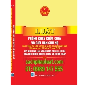 Luật phòng cháy, chữa cháy và cứu nạn, cứu hộ, Được quốc hội nước cộng hòa xã hội chủ nghĩa việt nam thông qua ngày 29 tháng 11 năm 2024 quy định pháp luật về công tác cứu nạn, cứu hộ của lực lượng phòng cháy và chữa cháy