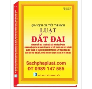 Quy định chi tiết thi hành luật đất đai về đăng ký đất đai, tài sản gắn liền với đất, cấp giấy chứng nhận quyền sử dụng đất, quyền sở hữu tài sản gắn liền với đất và quy hoạch, kế hoạch sử dụng đất, thu hồi đất, trưng dụng đất, giao đất, cho thuê đất, chuyển mục đích sử dụng đất, chế độ sử dụng đất