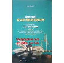 Bình luận Bộ luật Hình sự năm 2015 (Phần thứ hai - Các tội phạm), Chương XIV:  Các tội xâm phạm tính mạng, sức khỏe, nhân phẩm, danh dự của con người