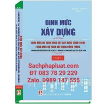 Định mức xây dựng, định mức dự toán khảo sát xây dựng công trình, định mức dự toán xây dựng công trình