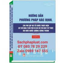 Hướng dẫn phương pháp xác định, chi phí lập và tổ chức thực hiện quy chế quản lý kiếm trúc và các chỉ tiêu kinh tế kỹ thuật, đo bóc khối lượng công trình