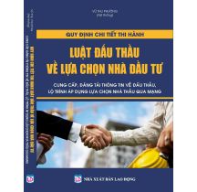 Quy đinh chi tiết thi hành luật đấu thầu về lựa chọn nhà đầu tư cung cấp, đăng tải thông tin về đấu thầu, lộ trình áp dụng lựa chọn nhà thầu qua mạng