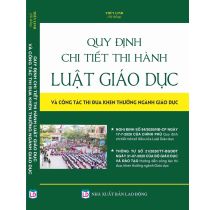 Quy định chi tiết thi hành Luật Giáo dục và Công tác thi đua, khen thưởng ngành Giáo dục