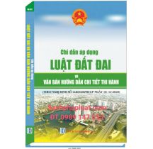 Chỉ dẫn áp dụng luật đất đai và văn bản hướng dẫ chi tiết thi hành Theo nghị định số 148/2020/NĐ-CP ngày 18/22/2020